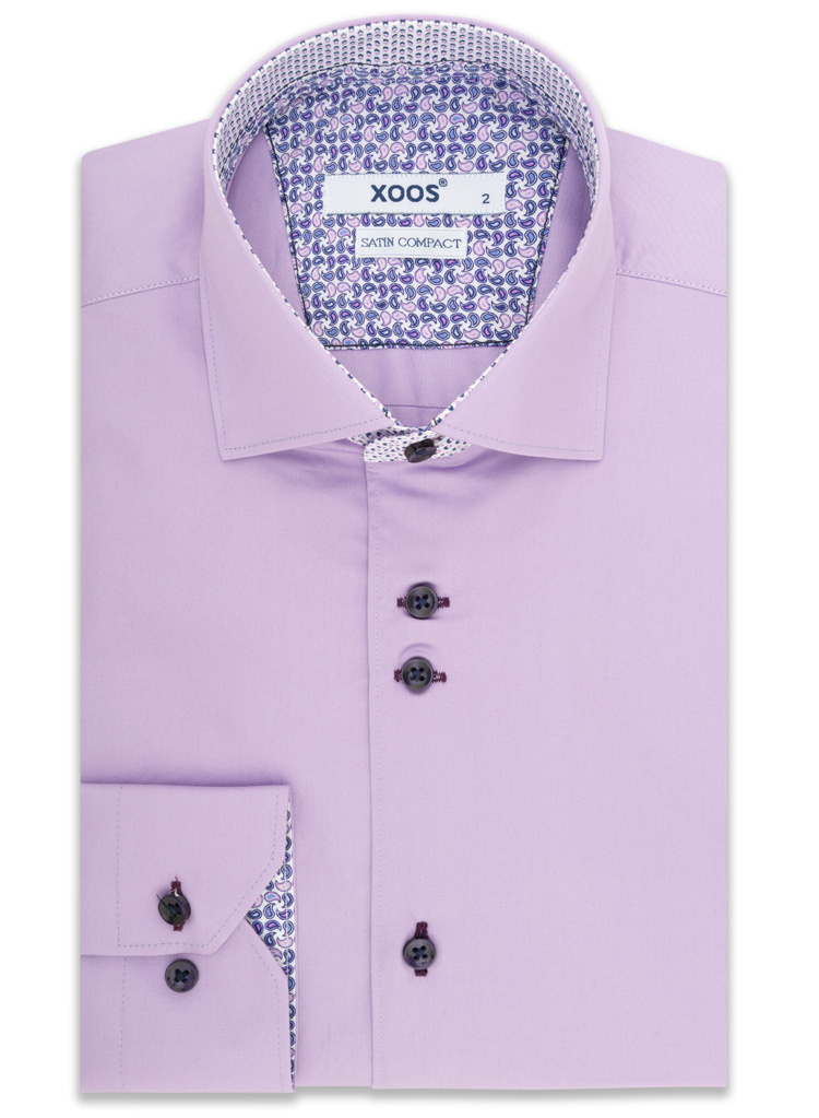 Chemise homme mauve sale