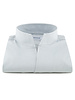 XOOS Chemise homme bleue gris à col droit ouvert (Double Retors)
