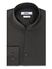 XOOS Chemise homme gris anthracite à col droit ouvert (Double Retors)