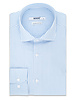 XOOS Chemise homme à rayures bleu ciel