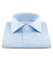 XOOS Chemise homme à rayures bleu ciel