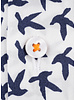 XOOS Chemise homme à imprimé colombe et galon orange