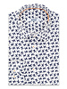 XOOS Chemise homme à imprimé colombe et galon orange