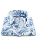 XOOS Chemise homme en patchwork à fleurs ciel