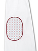 XOOS Men's white gabardeen elbowpaded fitted shirt and printed lining (Double Twisted)