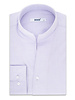XOOS Chemise homme lavande à droit ouvert en coton piqué (Double Retors)