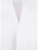 XOOS Chemise homme blanche à droit ouvert en coton piqué (Double Retors)