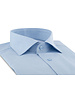 XOOS Men's end-to-end light blue dress shirt with cutaway collar (Double Twisted)