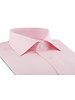 XOOS Chemise homme rose à col Italien en Fil-à-fil (Double Retors)