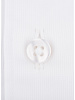 XOOS Men's white end-to-end Cutaway Collar and French cuffs dress shirt  (Double Twisted)