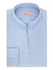 XOOS WOMEN light blue printed dress shirt with straight open collar