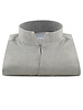 XOOS Men's gray gabardeen shirt and open straight collar (Double twisted)