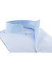 XOOS Men's sky blue honeycomb shirt with an open straight collar (Double Twisted)