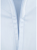 XOOS Chemise homme bleu diamant en satin de coton et col droit ouvert