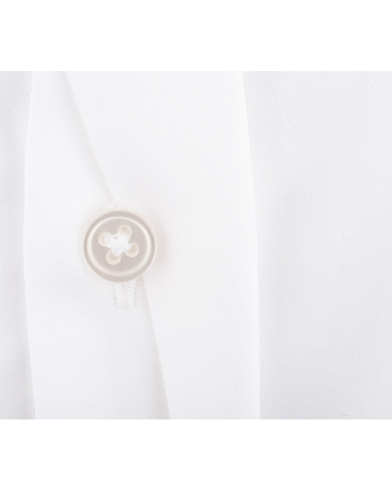 XOOS Chemise homme blanche à col Italien et gorge cachée