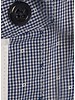 XOOS WOMEN navy micro gingham and patterned dress-shirt