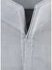XOOS Men's light gray gabardeen shirt and open straight collar (Double twisted)
