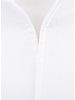XOOS Men's white Sateeen cotton shirt with straight open collar