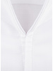 XOOS Chemise homme en gabardine blanche à droit ouvert (Double Retors)