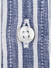 XOOS Chemise homme à rayures bleues foncé en lin