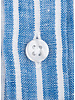 XOOS Chemise homme à rayures bleues en lin