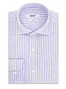 XOOS Chemise homme à rayures lavande en lin
