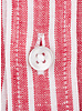 XOOS Chemise homme à rayures rouge en lin