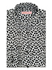 XOOS WOMEN Panther print dress shirt with straight open collar