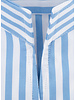 XOOS WOMEN light blue striped dress shirt with straight open collar