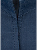 XOOS Chemisier femme en denim leger et col droit ouvert
