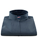 XOOS Chemisier femme en denim leger et col droit ouvert