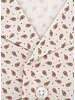 XOOS Chemisette homme à col souple beige à petits motifs paisley