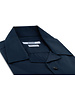 XOOS Chemisette homme bleu marine en coton piqué (Double Retors)