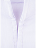 XOOS Chemise homme en gabardine parme et col droit ouvert (Double Retors)