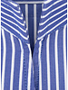 XOOS WOMEN blue striped dress shirt with straight open collar