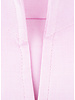 XOOS Chemisier femme en pinpoint rose à col droit ouvert