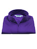 XOOS Men's Mauve sateen cotton dress shirt with straight open collar