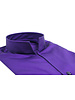 XOOS Men's Mauve sateen cotton dress shirt with straight open collar