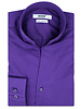 XOOS Men's Mauve sateen cotton dress shirt with straight open collar