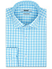 XOOS Men's blue checkered shirt (Double Twisted)