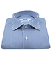 XOOS Chemise homme bleue à rayures blanches (Double Retors)