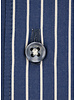 XOOS Men's dark blue striped dress shirt (Double Twisted)