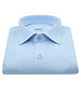 XOOS Chemise homme à pied de poule bleu ciel (Double Retors)