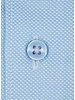 XOOS Chemise homme en nid d'abeille ciel et doublure rose (Double Retors)
