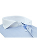 XOOS Chemise homme financière ciel à col Full Spread (Double Retors)