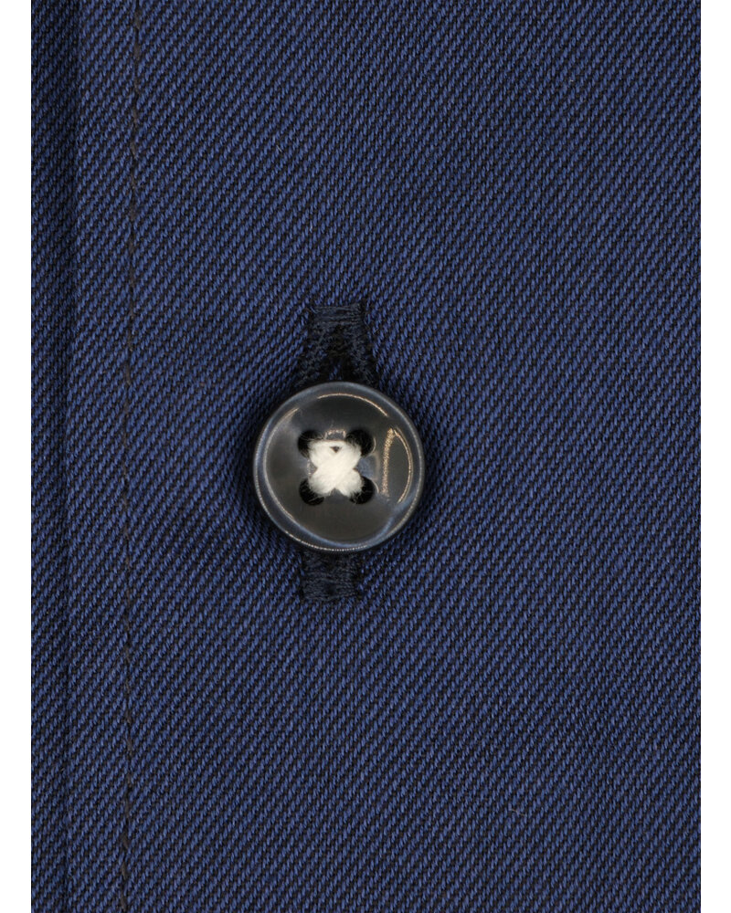 XOOS Chemise homme marine doublure à fleurs (Double Retors)