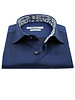 XOOS Chemise homme marine doublure à fleurs (Double Retors)