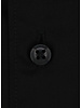 XOOS Chemise homme noire en gabardine (Double Retors)
