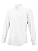 XOOS Chemise homme en gabardine blanche et col droit ouvert (Double Retors)