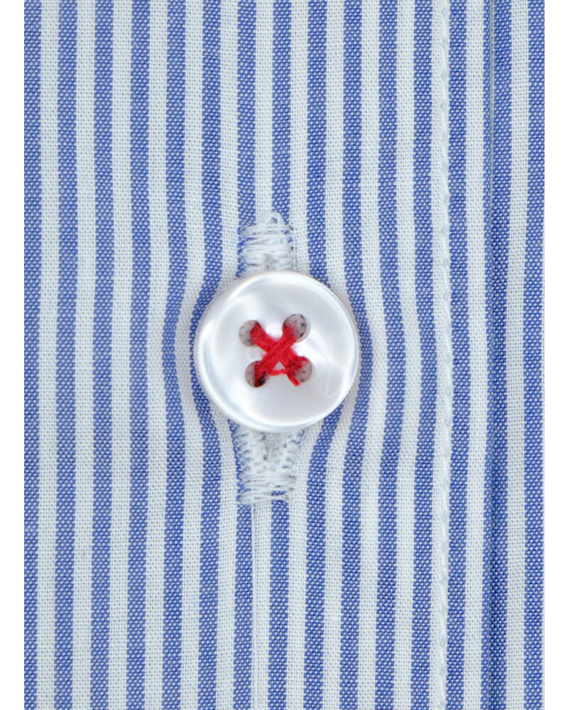 XOOS Women's light blue striped blouse